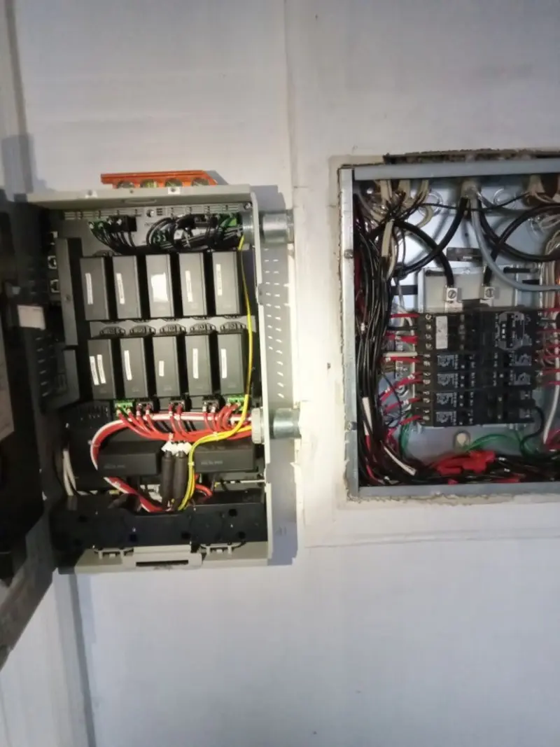 Electrical panel upgrade completed for Commercial Electrician Services in Burlington